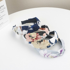 網紅髮箍新款洗臉寬邊頭箍復古韓版ins 女式春夏簡約時尚布藝發箍