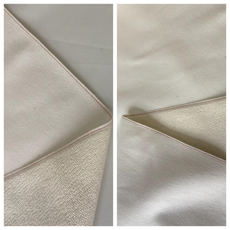 Japanese Okayama White Cotton Micro-Elastic Denim Fabric Designer Clothing Fabric