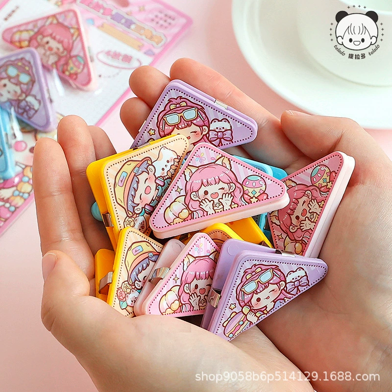 提拉多 Limited Triangular clip · Cat Theater Cute Patterns 90 ° C. Right -angle clamping force is strong and non -slip