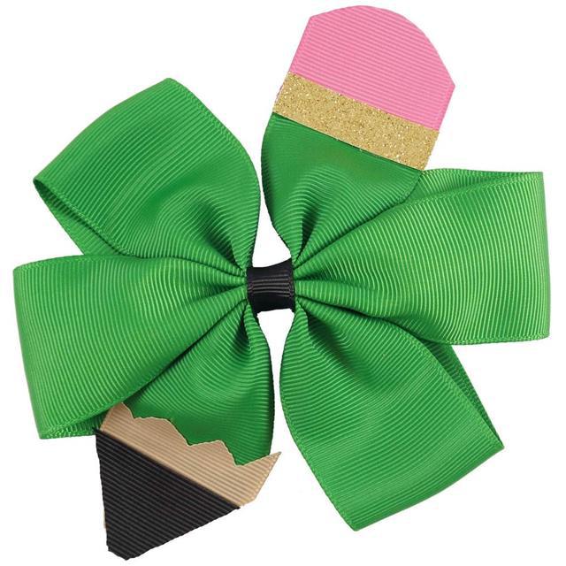 Bow Knot Pattern Girl'S Simple Style Classic Style Bow Knot Cloth Handmade Hair Clip