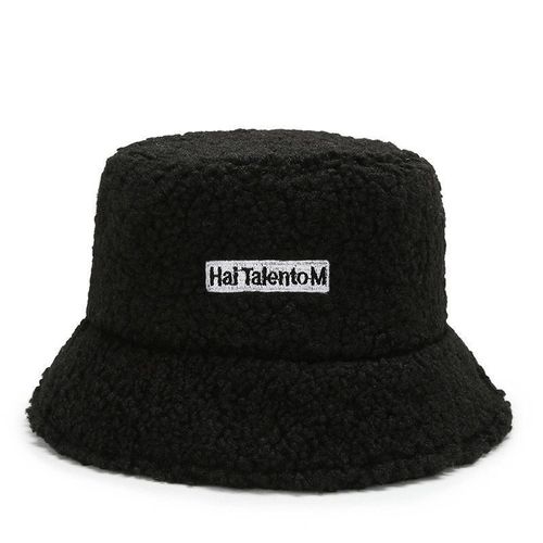 Cotton Cap Girl Autumn and Winter Warm Lamb Wool Fleece Fisherman Hat Korean Style Fashion Windproof and Coldproof Versatile Japanese Bucket Hat