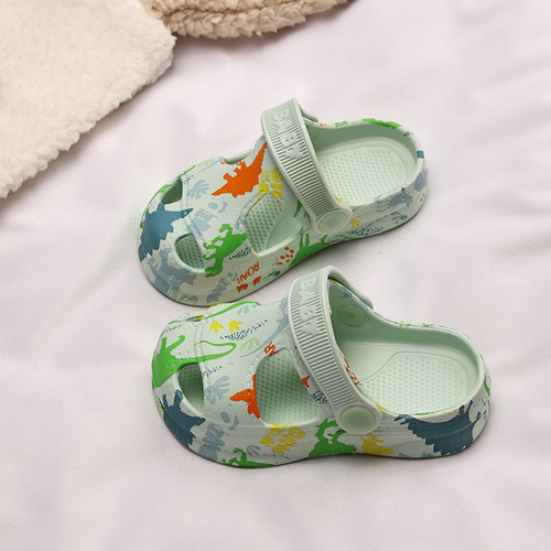 Children's New Thick Sole Outdoor Wear Soft Sole Indoor Home Anti-Slip Outdoor Wear Anti-Collision Hole Shoes