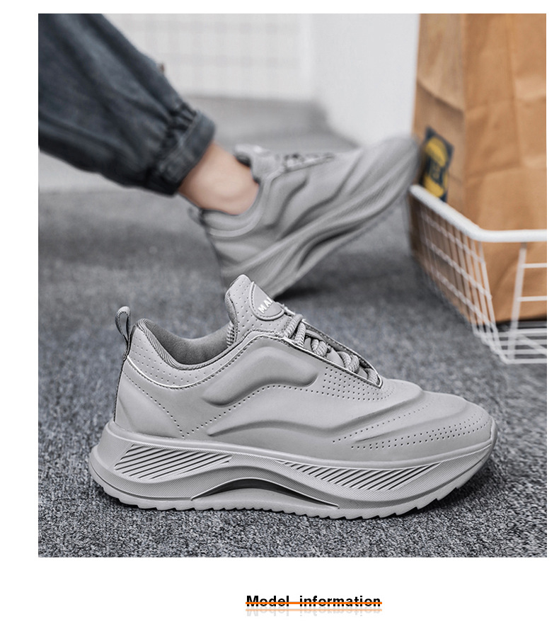 Scarpe da uomo Sneakers bianche Scarpe casual da uomo con fondo spesso con altezza crescente Scarpe da papà traspiranti per coppie di studenti_voghion.com