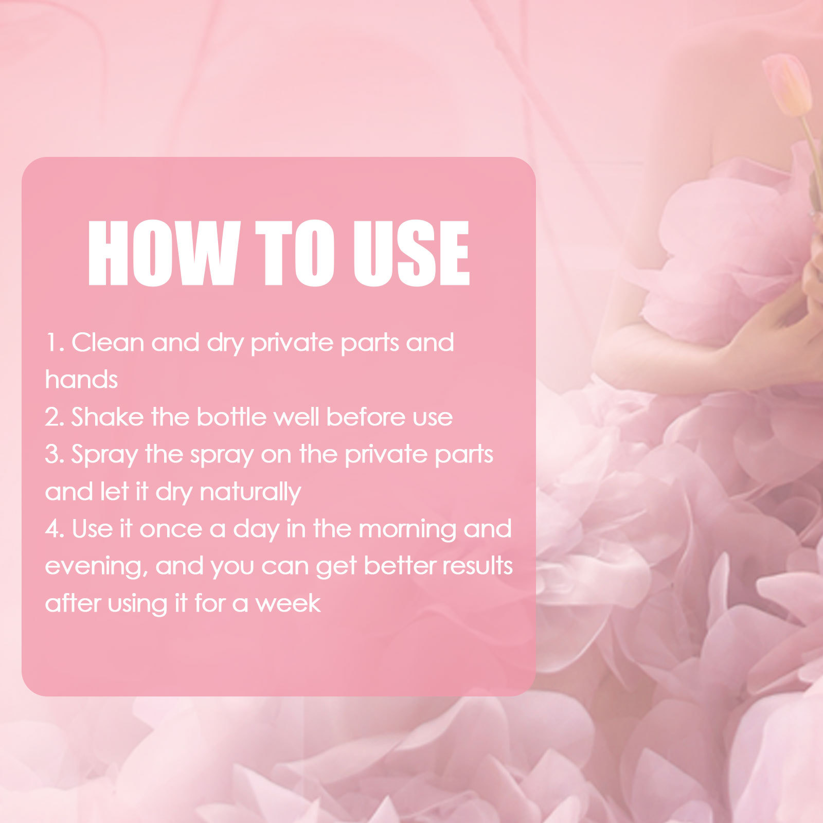 North Moon Women's zur Linderung von Juckreiz und Unwohlsein. Körperreinigungs-Geruchspflegespray_voghion.com