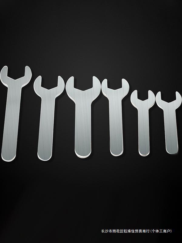 现货单头开口扳手 简易超薄一次性电商配套外六角冲压小开口扳手