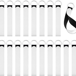 Chapstick Holder Diving Material Keychain White Wrist Strap Printable