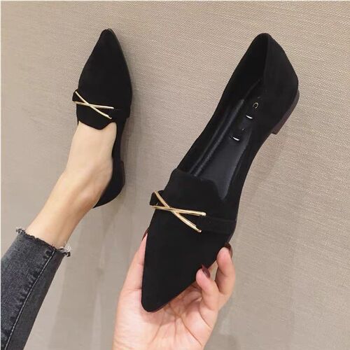 2020 Spring New Fashion Matchable Clogs Women Slippers Soft Sole Flat Pointed Toe Single Shoes Fairy Shoes