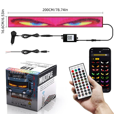 Devil's Eye Flexible Screen: Other lights - one-for-one-2m-remote-control-upgraded-version-app-remote-control