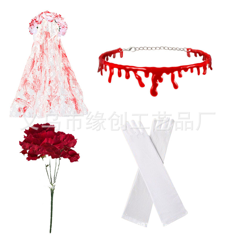 Halloween clothing adult horror zombie ghost ghost bride zombie…