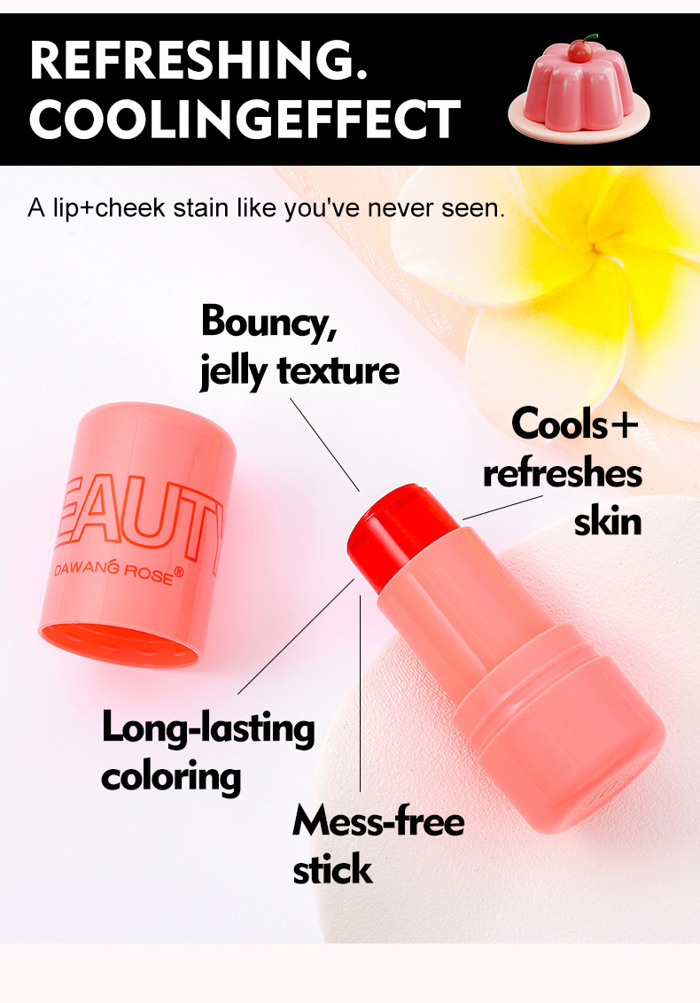 Dual-ended Blush Stick For Contouring And Sculpting Cheeks_voghion.com