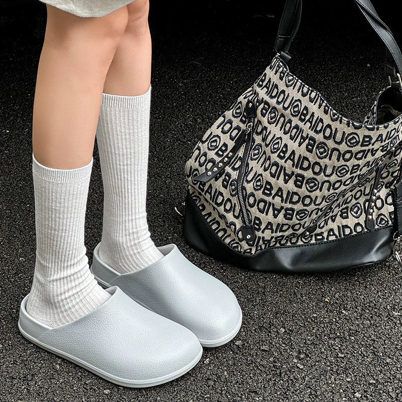 2025 Новый летний Баотоу Мужские тапочки водонепроницаемый, чтобы наступить на фекалии