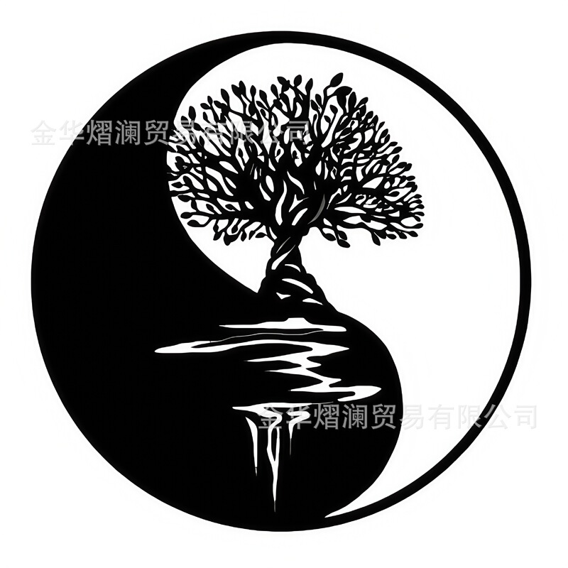 黒の国境を越えた錬鉄製の生命の木の壁の装飾屋内壁メタルアートの壁の装飾|undefined
