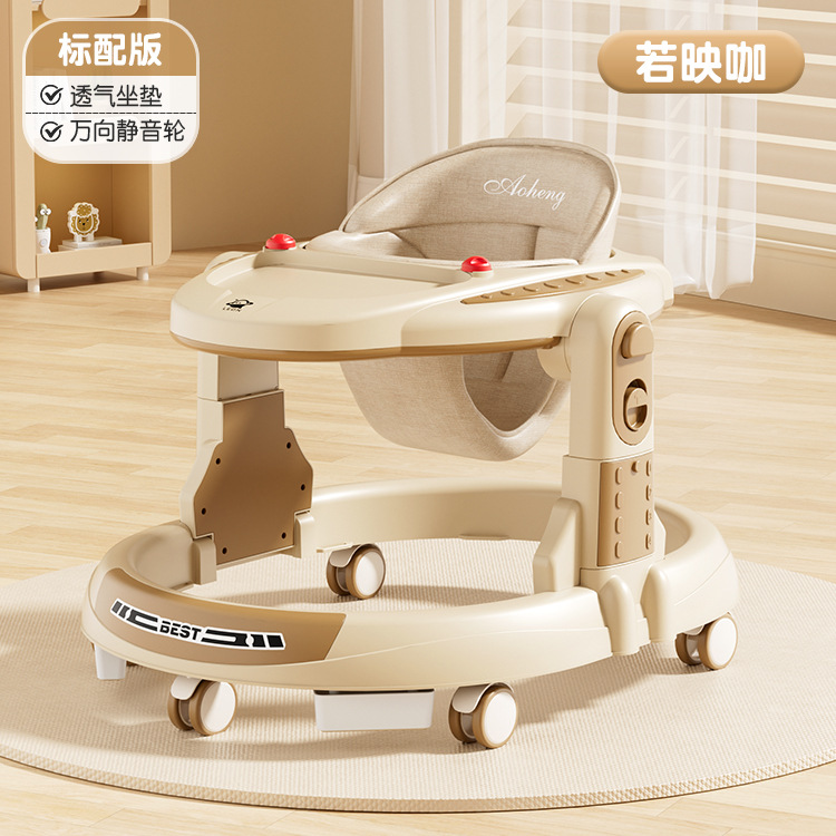 Piernas de tipo O para caminante infantil 3 - en - 1 anti-rollback plegable empujado a mano para caminante anti-O