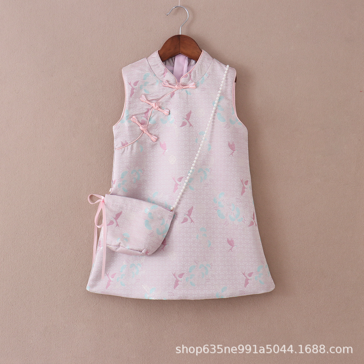 Girls' Cheongsam Dress Summer Outfit 2026 New Style Children's Summer Traditional Chinese Style Dress for Girls