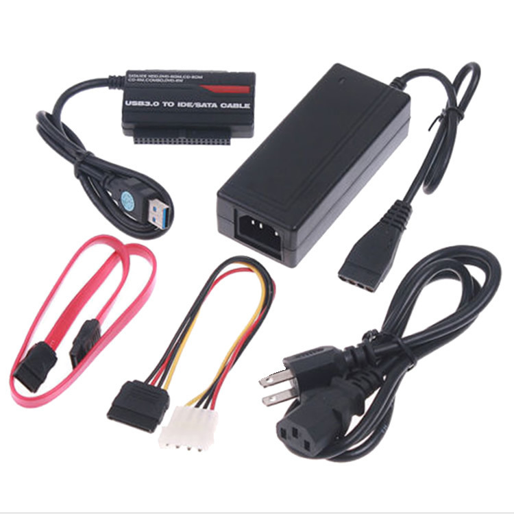External SATA to USB 3.0 card for connecting 2.5/3.5 inch IDE hard drive, adapter cable for easy drive operation
