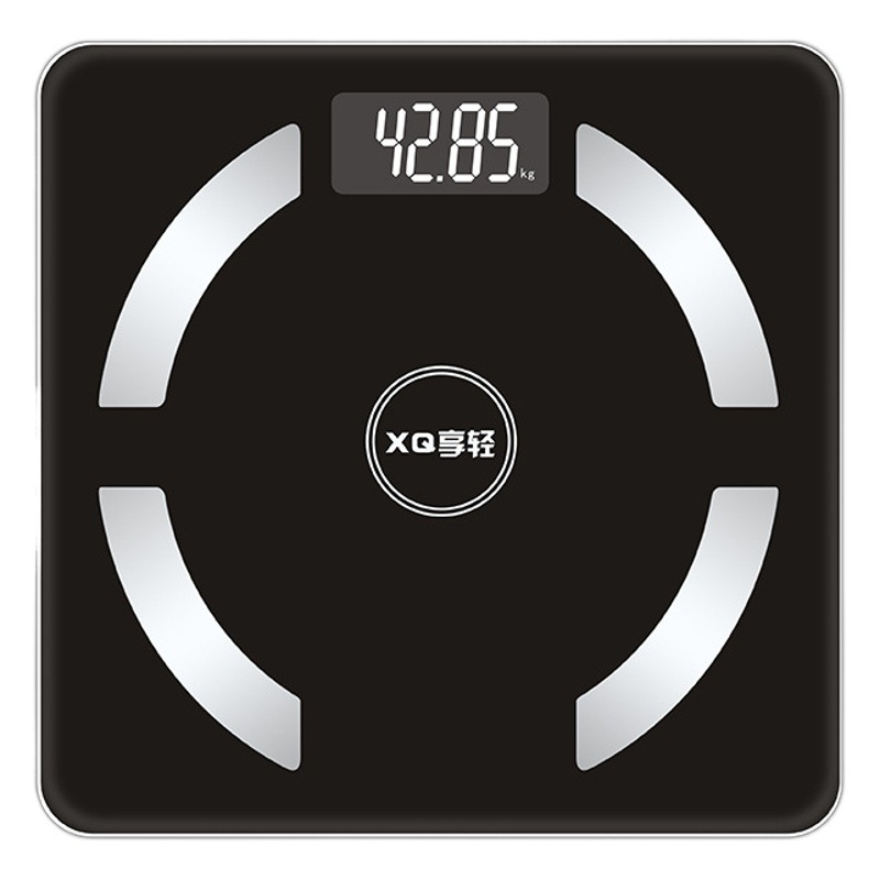 Báscula electrónica inteligente para el hogar con Bluetooth, medición precisa de peso y grasa corporal, uso en dormitorio