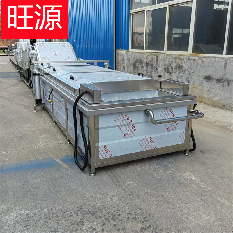 大型玉米蒸煮漂烫机 全自动玉米加工流水线 传送式玉米粒蒸煮设备