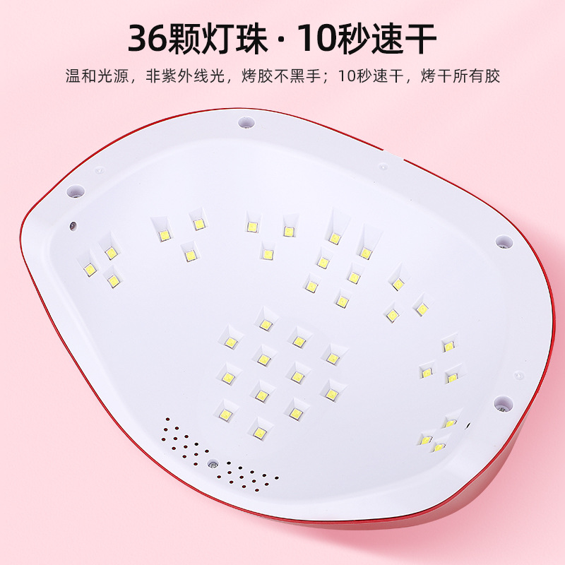 Cross-border new smart sensor nail light therapy machine, with extra wide area for both simultaneous nail dryer and nail adhesive curing lamp
