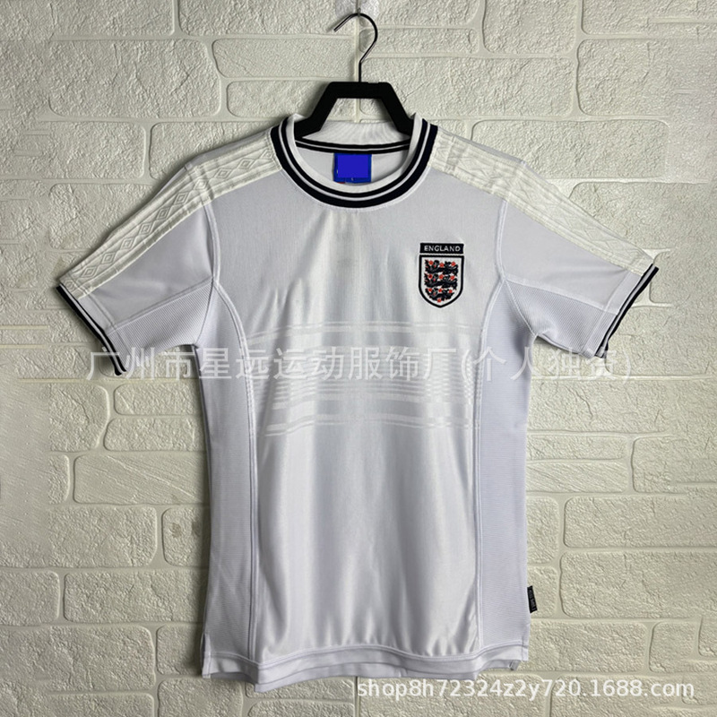 批发retro2006巴西英格兰贝克汉姆阿根廷复古球衣世界杯足球服T恤|undefined