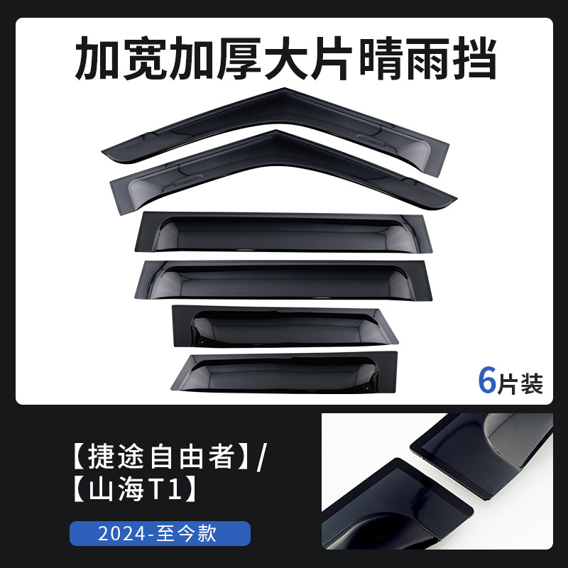 Adecuado para Jietu Traveler Shanhai T2 T1 Freedom Modificación del reflector de la parte superior del automóvil Accesorios de bloque de arena y grava