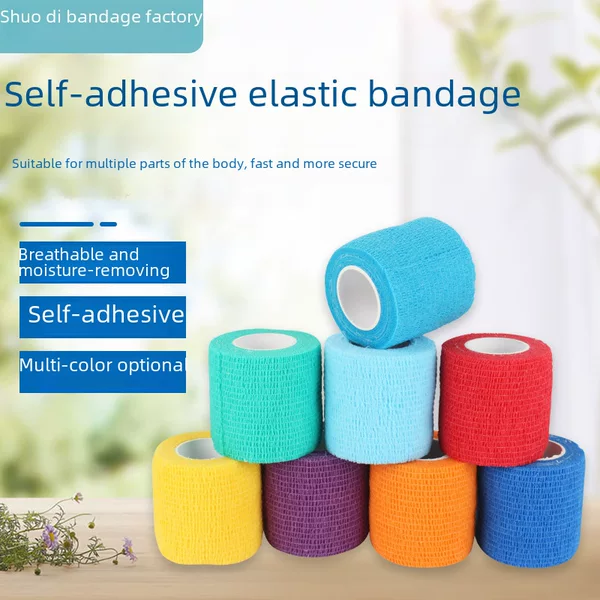 Manufacturer Elastic Thickened Finger Bandage Self-Adhesive Bandage Breathable Protective Bandage Sports Manicure Tape