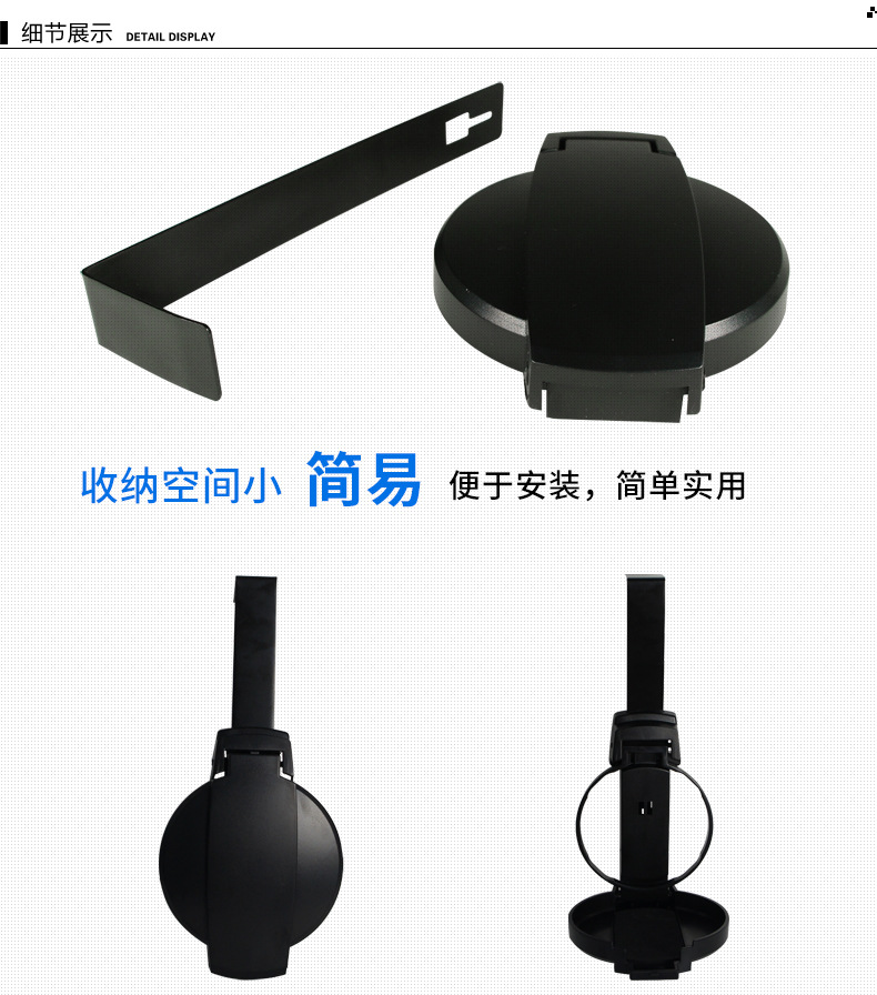YAC hanging car water cup holder car water bottle holder fixed car rear seat multifunctional storage folding cup holder