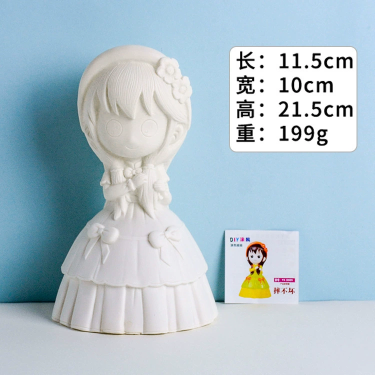 Кукла из пластика раскрашенная, игрушка, handmade, граффити, копилка, оптом