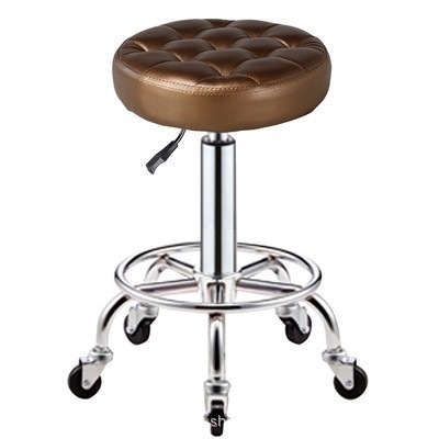 Fábrica directa taburete de belleza elevación polea rotatoria taburete de barbería taburete redondo barbería silla