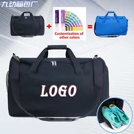 跨境斜挎包运动单肩包大容量独立鞋仓健身包手提包旅行包定制LOGO