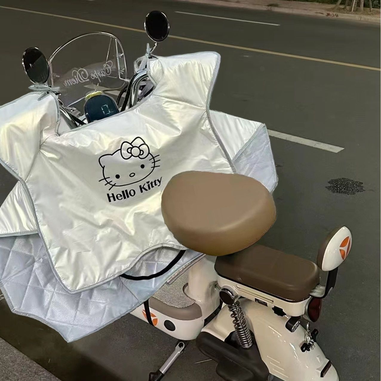 흰색 KT 고양이+방수+확장