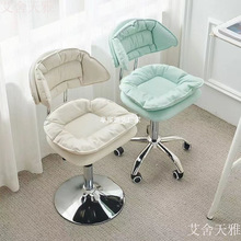 美甲桌椅吧台椅子顾客椅升降滑轮转椅美甲师椅子凳美睫化妆椅