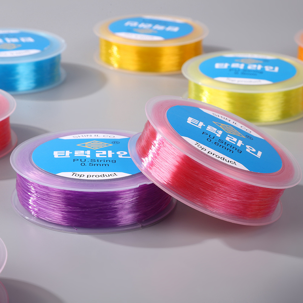 South Korea high quality Crystal stretch TPU handmade DIY color beaded wire jewelry crystal line jewelry accessories 3
