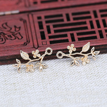 ���ڽ��Ʊ�ɫͭ�ƽ�DIY������Ҷ���׵�׹ͷ�η���ͷ�����B2791