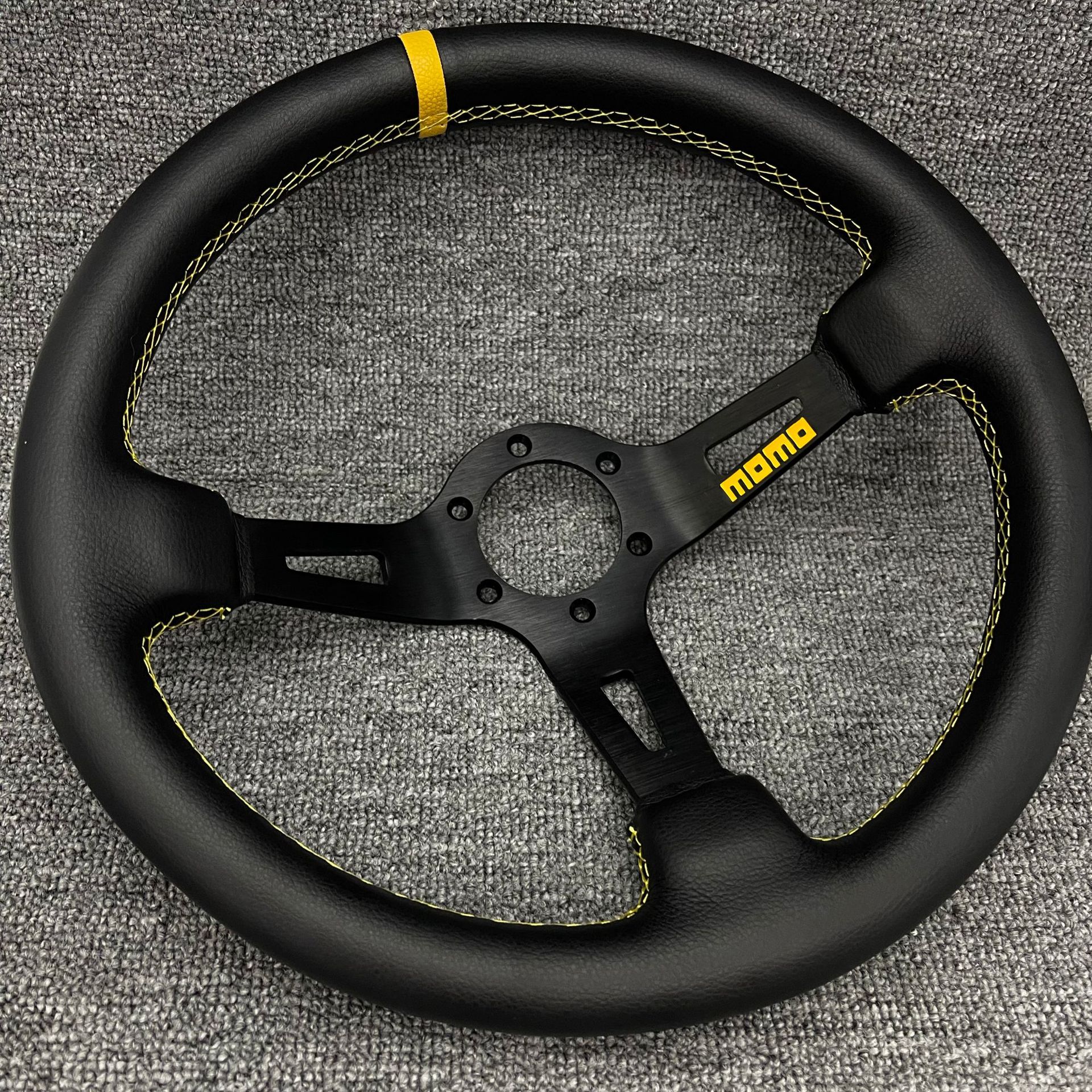 Cross-border direct sales of car modification MOMO steering wheel 14 inch 340mm personalized racing drift deep concave steering wheel