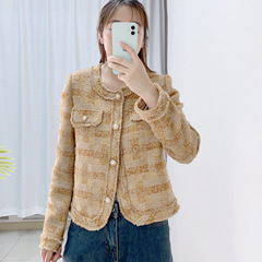 汉派品牌专柜2025早秋新款优雅名媛羊毛小香风短外套女20