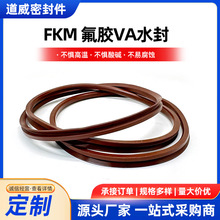 FKM氟胶VA水封厂家VA型水封FKM氟胶材质轴承用旋转防尘密封圈油封