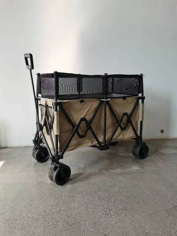 キャンピングカーアウトドア折りたたみアルミ合金キャンプカートピクニックキャンプ小型トロリーギャザリング大容量オフロードトレーラー|undefined
