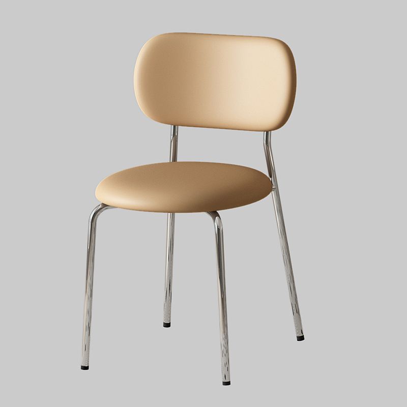 Silla de respaldo nórdica simple y moderna silla de comedor casera de lujo ligera medieval silla de viento de crema mesa de comedor silla de ocio
