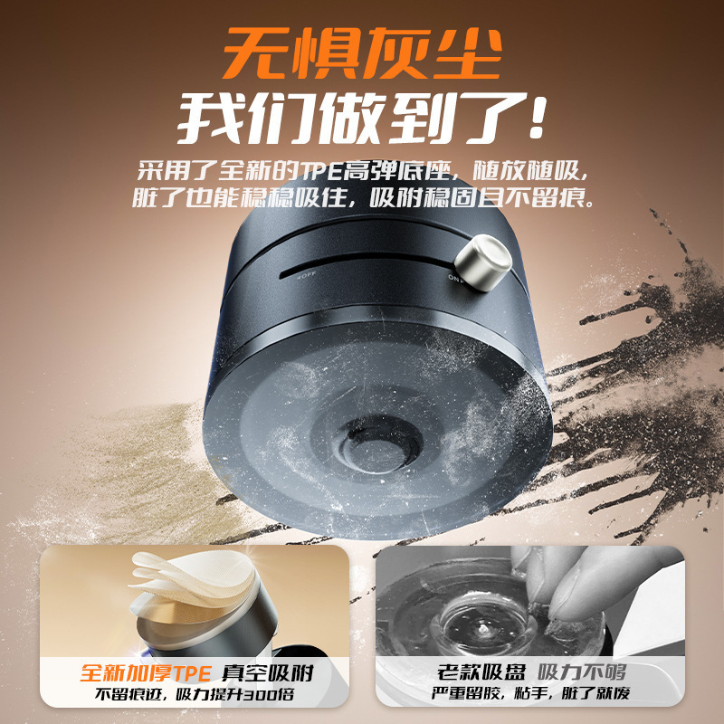 (2개) 진공 흡입 컵 휴대 전화 홀더 자동차 홀더 데스크탑 휴대용 홀더 다기능 자기 브래킷 접이식 망원경