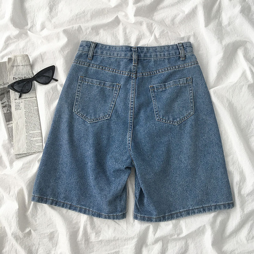 High-waisted designer jeans, spring 2024 new women's fashion slimming loose versatile student wide-leg five-pocket pants