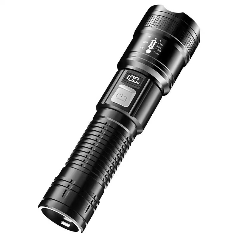 Digital display flashlight