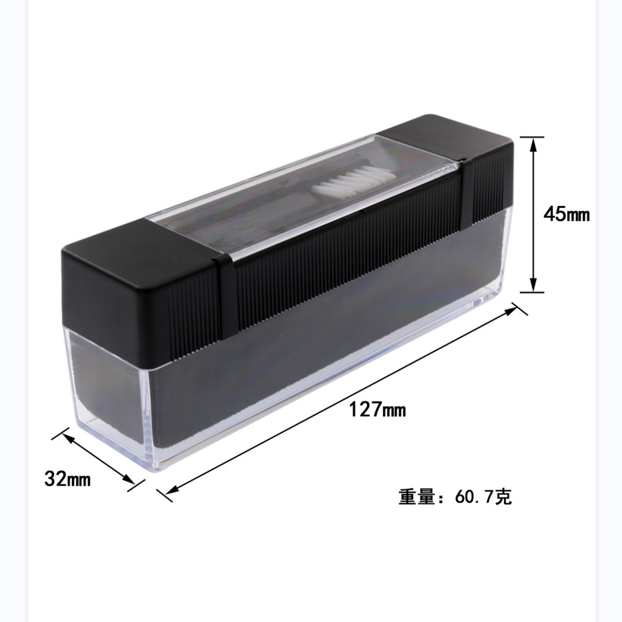 En stock rápido pelo vinilo fonógrafo cepillo de limpieza fonógrafo herramienta de limpieza traje de limpieza accesorios fonógrafo de vinilo