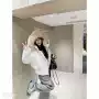 连帽加厚冬季白色白鸭绒