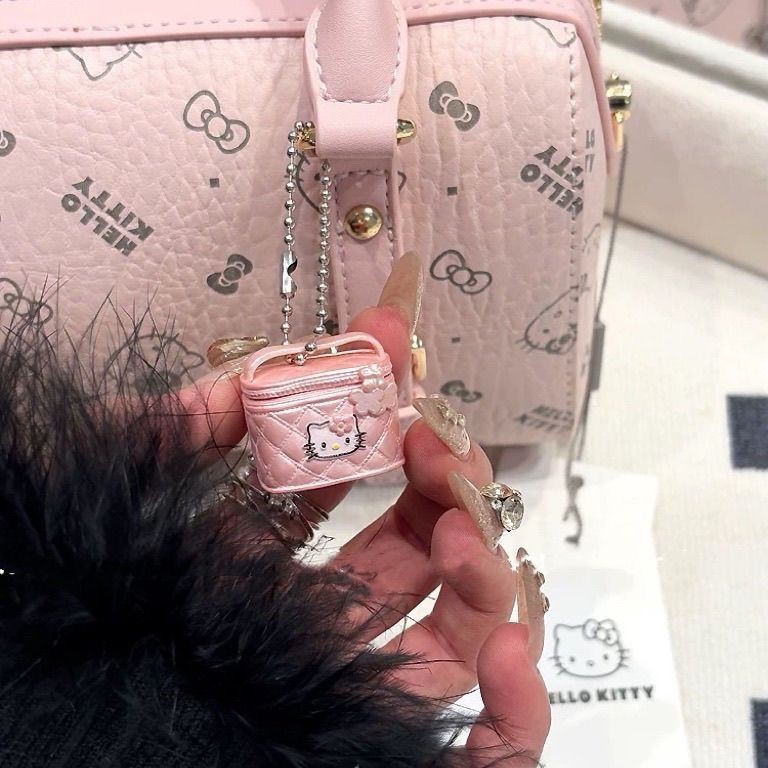 Creative Kitty Cat Bag Mobile Phone Case Pendant Bag Hanging Accessories Decorations Anti-lost Small Pendant Cute