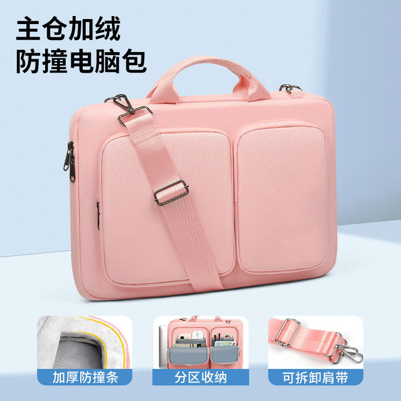 Computer Bag Inner Sleeve Tote Briefcase Storage Bag Suitable for Apple Huawei iPad Bag Study Machine 13-17inch
