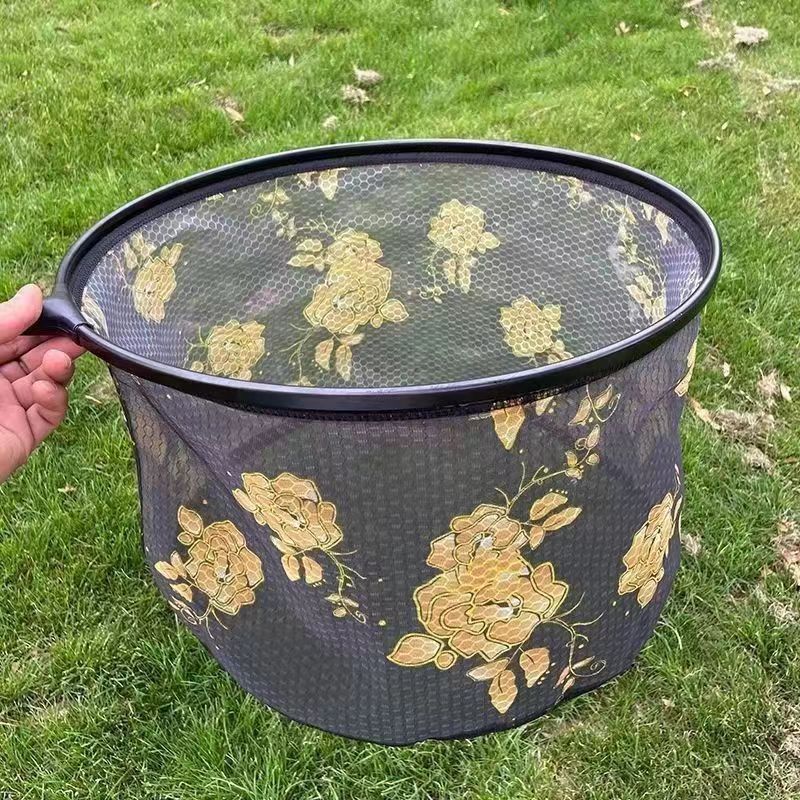 New Black Gold Hookless Competitive Rake Head with Thickened Quick-Dry Net Fabric, Durable Rake Head