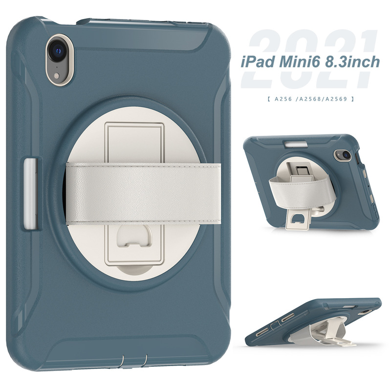 Suitable for iPad Mini6/Mini (A17Pro Tablet Protective Cover with Adsorption Pen Slot Anti-Fall Case