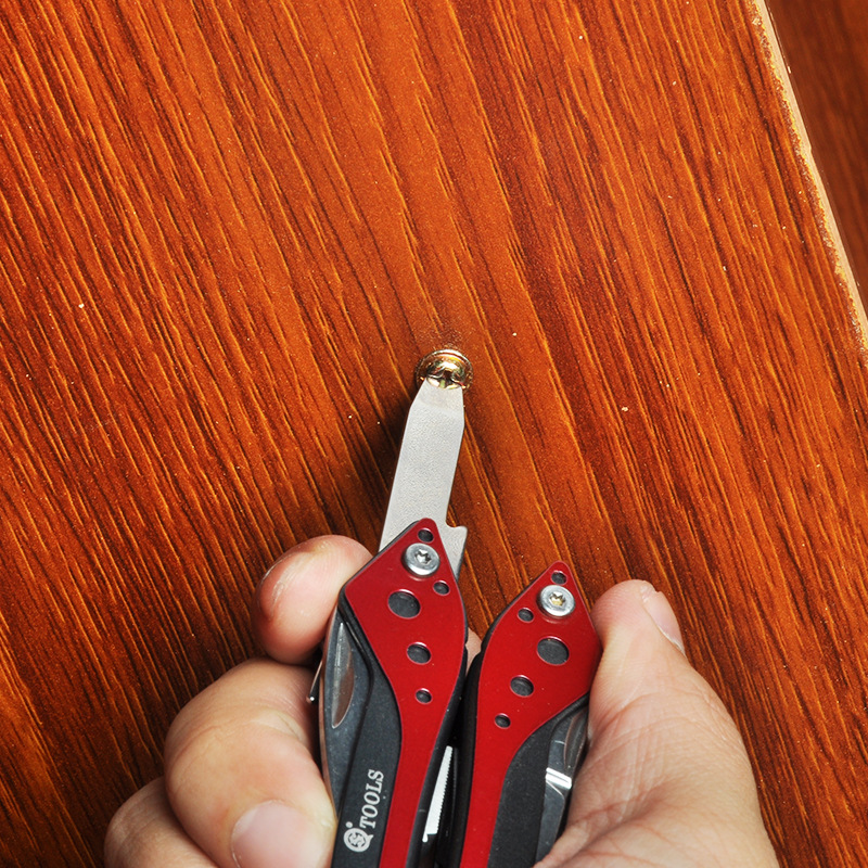 SQT Shunquan 2218 Mini alicates multifunción de autodefensa Mini alicates plegables Cuchillo EDC Equipo de supervivencia al aire libre