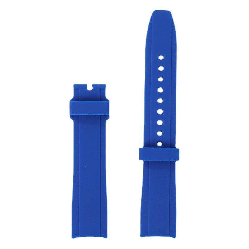 In-Stock Universal Soft Silicone Watch Strap 20/22mm Suitable for Swatch Collaboration Arc Mouth Xinrong Watch Strap