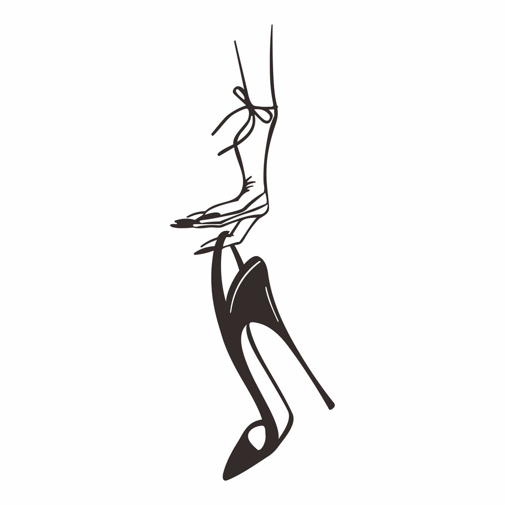 Black - high heels